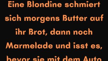 Der endlose Morgen einer Blondine