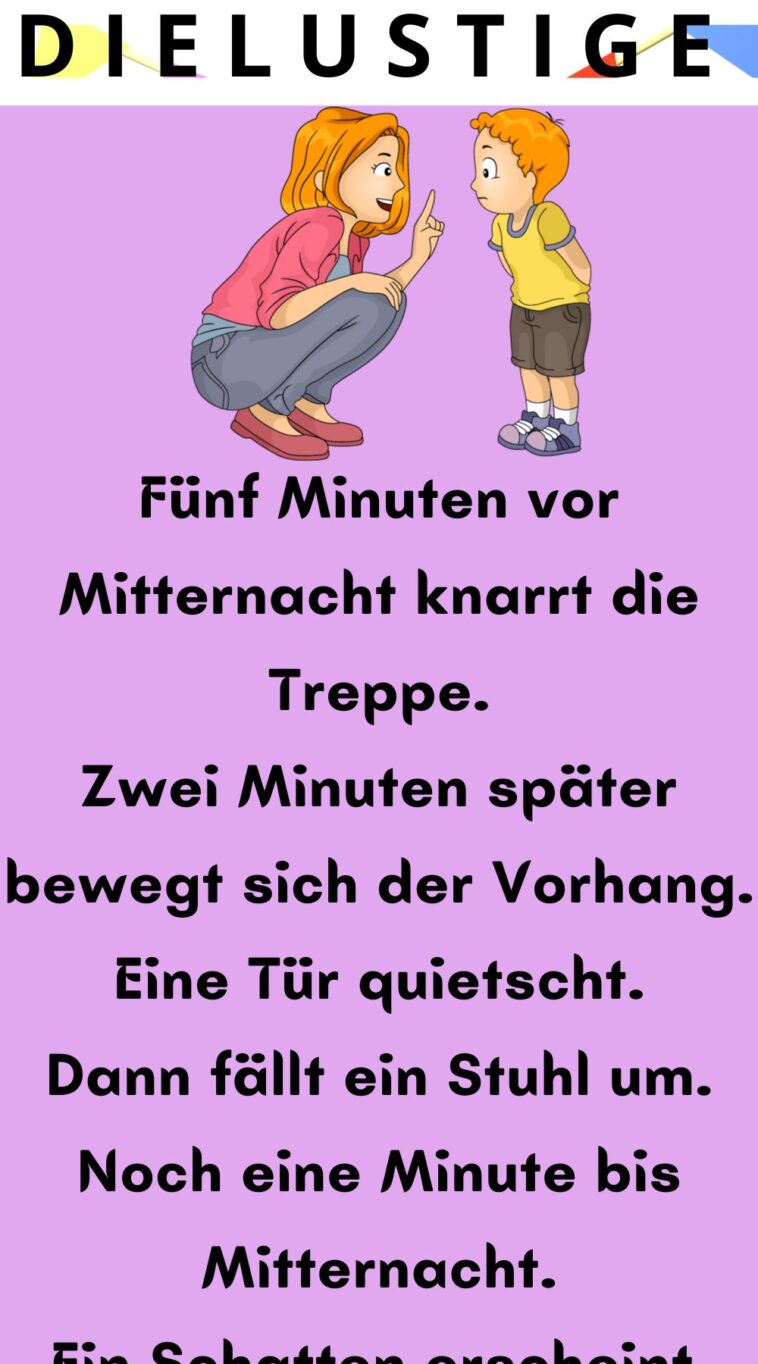 Fünf Minuten vor Mitternacht knarrt die Treppe