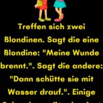 Treffen sich zwei Blondinen
