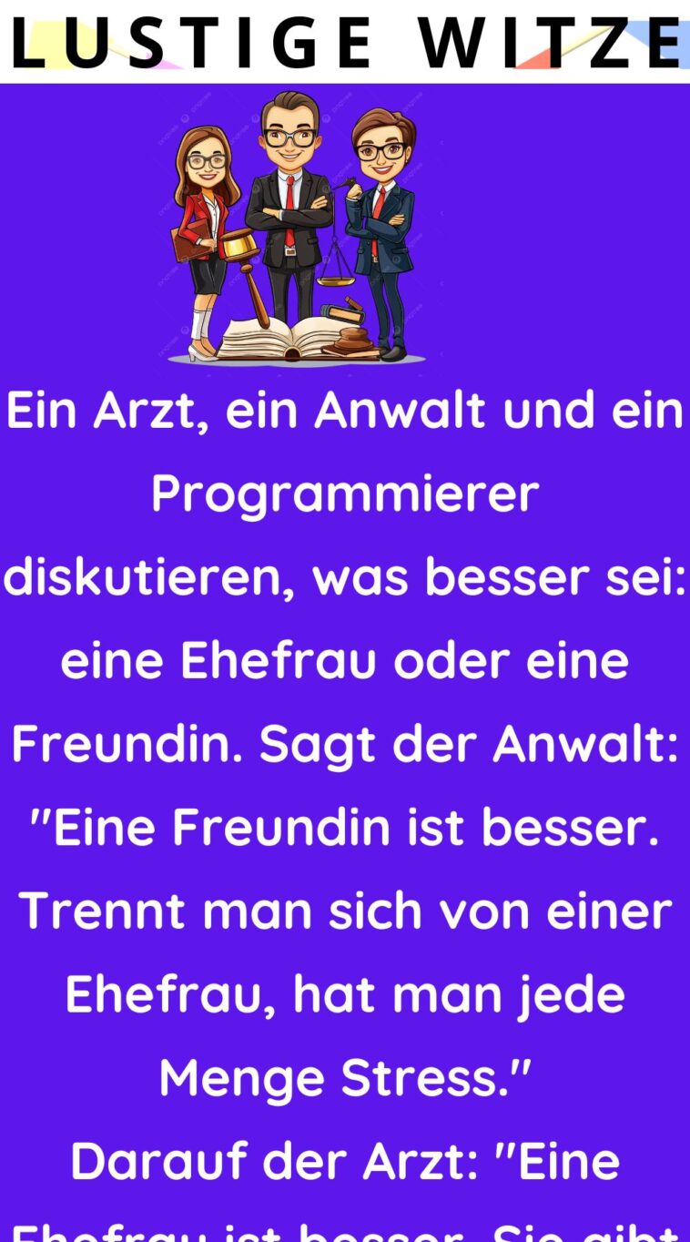 Ein Anwalt und ein Programmierer diskutieren